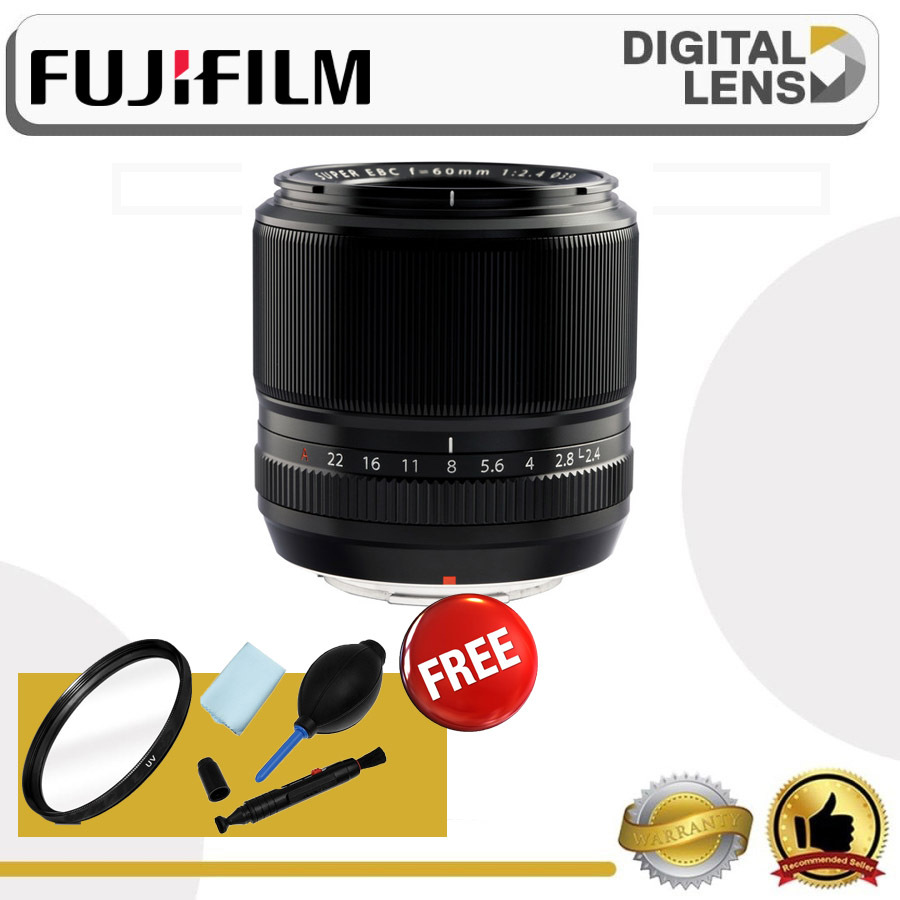 FUJIFILM FUJINON XF 60MM F/2.4 R MACRO LENS / LENSA FUJIFILM XF 60MM