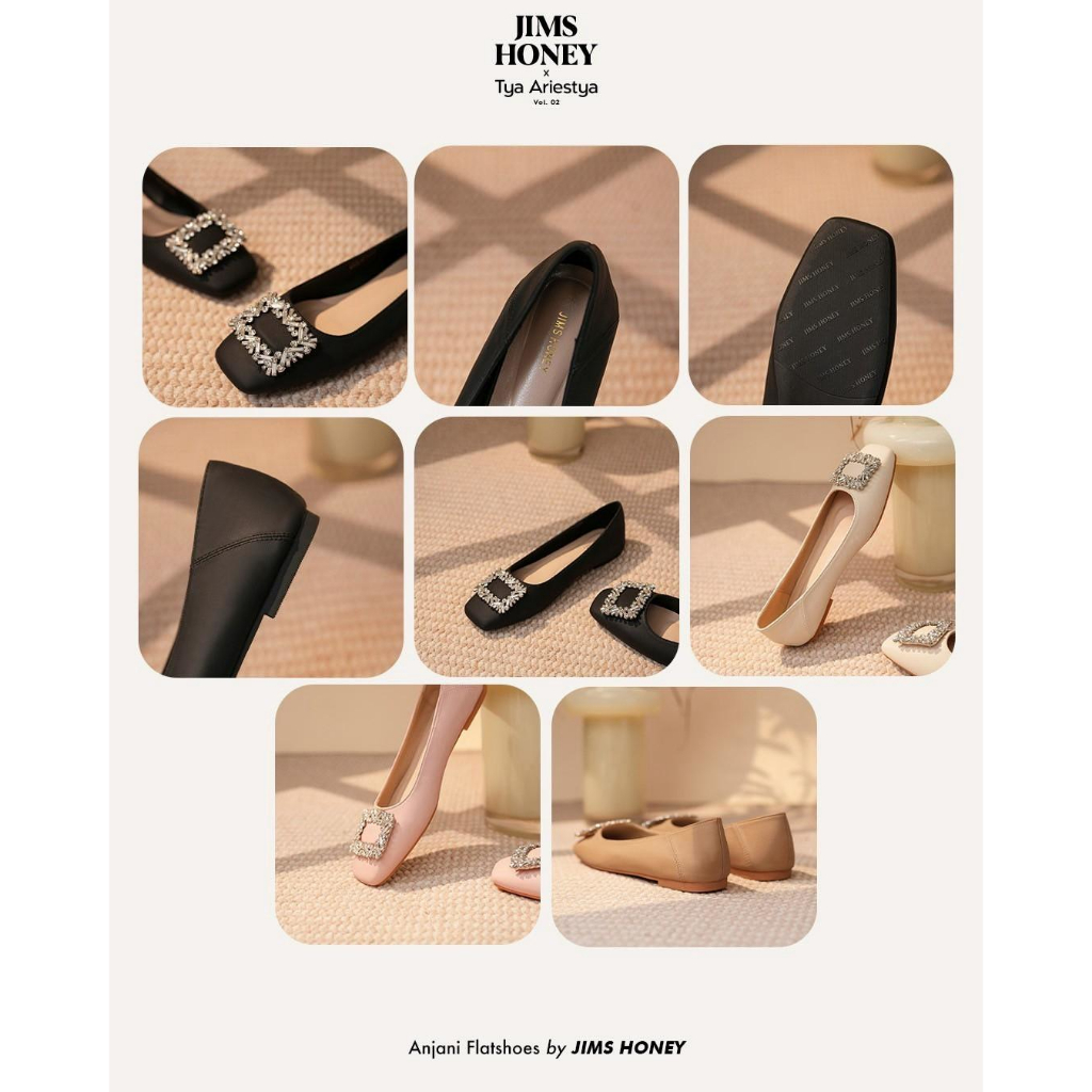 JIMS HONEY FOREVER Sepatu Wanita ANJANI FLATSHOES  Sepatu Sandal Wanita Elegan