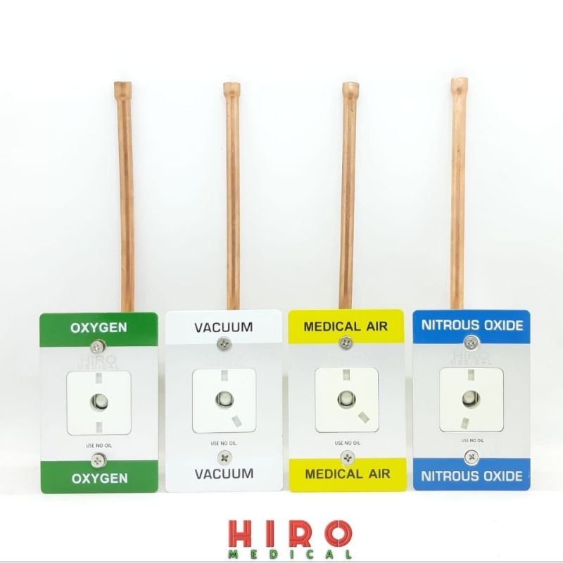 Wall Outlet Gas Medis Standard Ohmeda-Instalasi Gas Medis Rumah Sakit