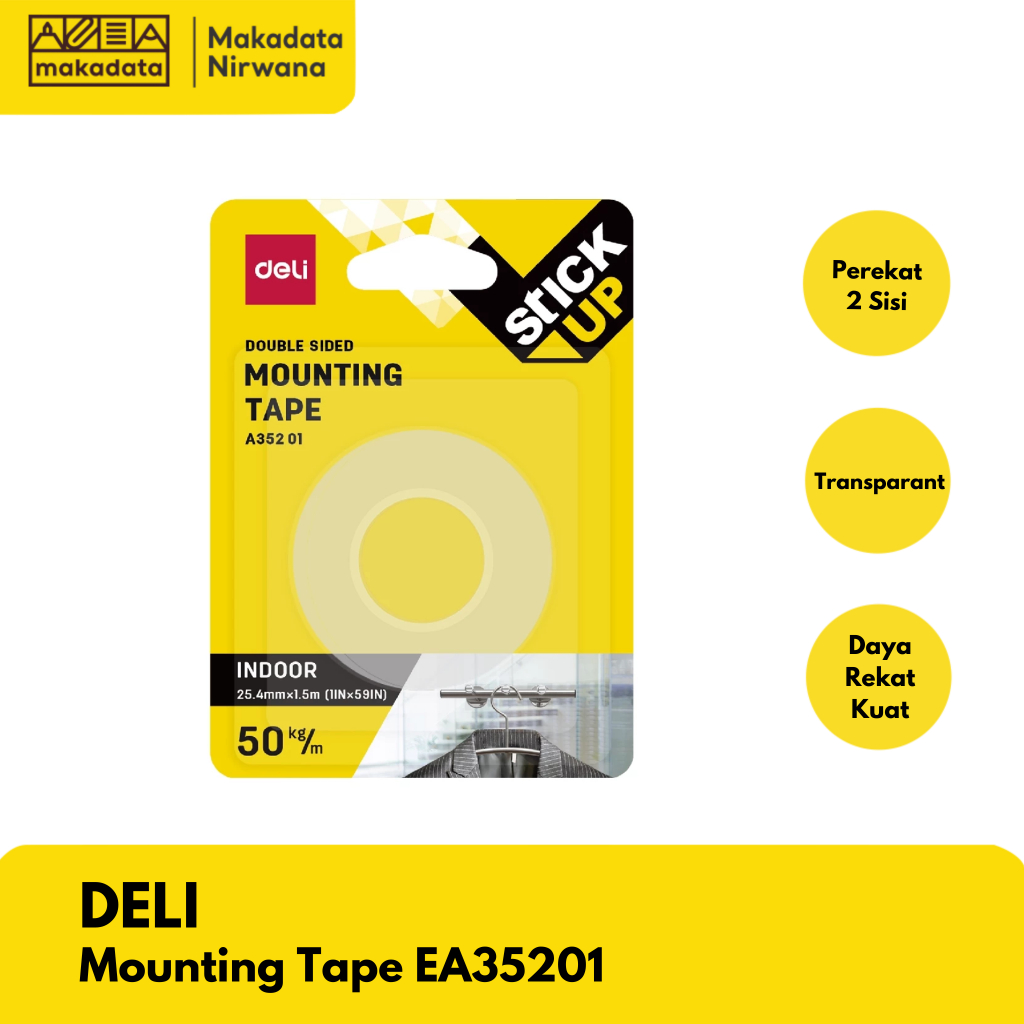 

DELI MOUNTING TAPE/SIDED TAPE EA35201 (1 PCS)