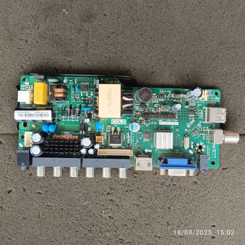 mb mobo mainboard mesin tv Toshiba 24L2800VJ 24l2800vj original copotan