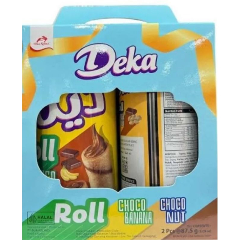 Hampers Idul Fitri Deka Wafer Roll Kaleng Isi 2 x 87.5gr / Parcel Lebaran / Gift Box