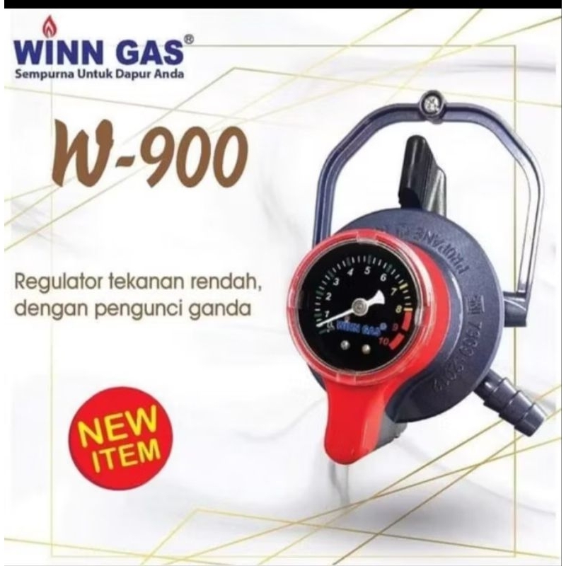 REGULATOR WINN GAS W900 / KEPALA KOMPOR GAS MERK WINNGAS BAGUS PREMIUN