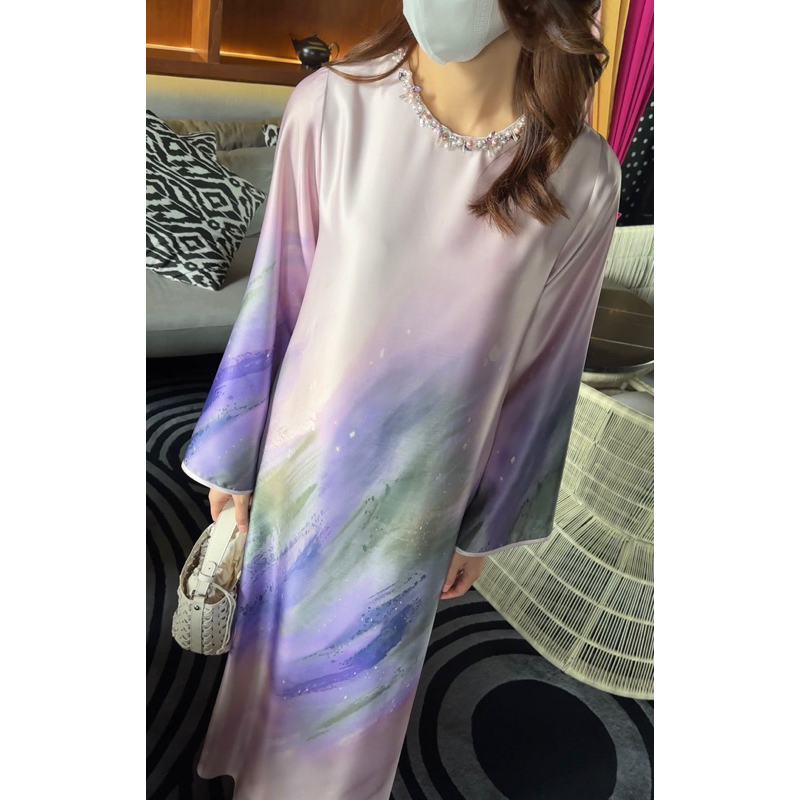 HAKANA Aurora Dress - Dress Lengan Panjang Wanita
