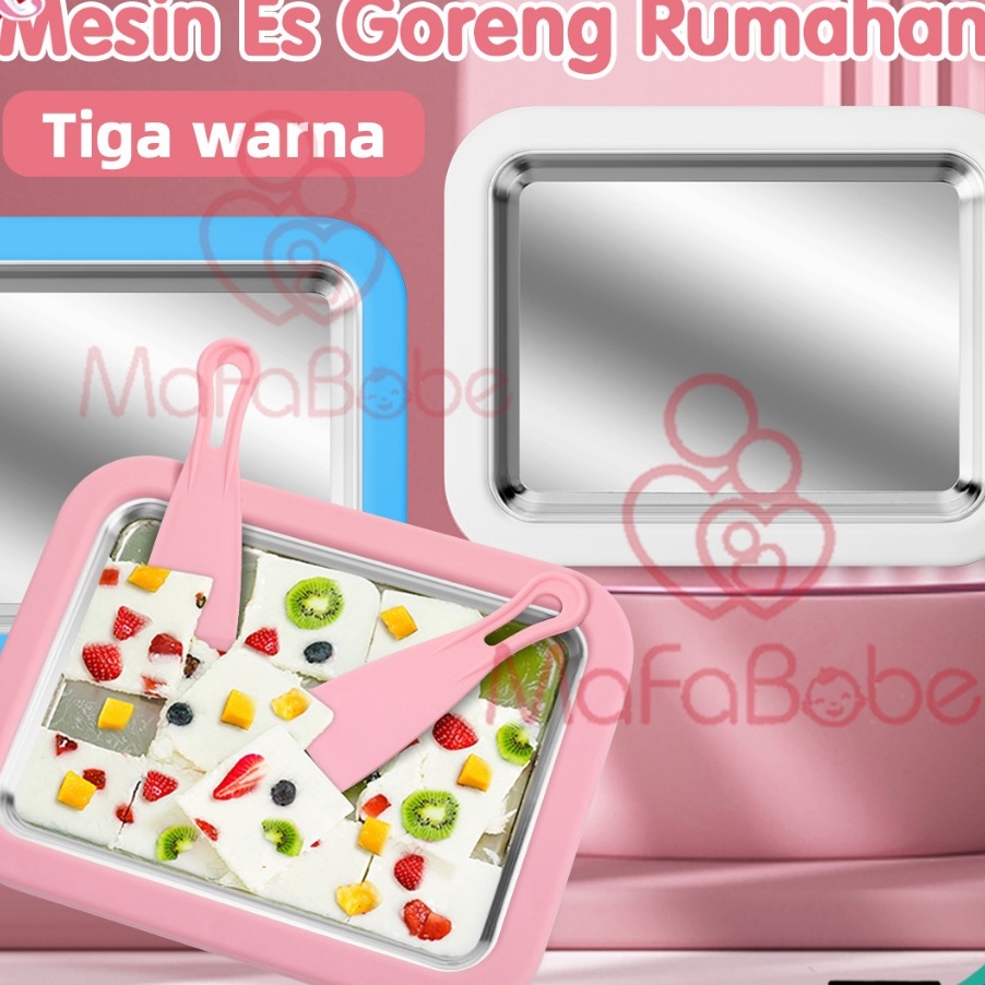 Khusus MaFaBabe DIY Mesin Es Krim Baki Es Goreng Es Krim Buatan Sendiri Mesin Goreng Mesin Es Krim G