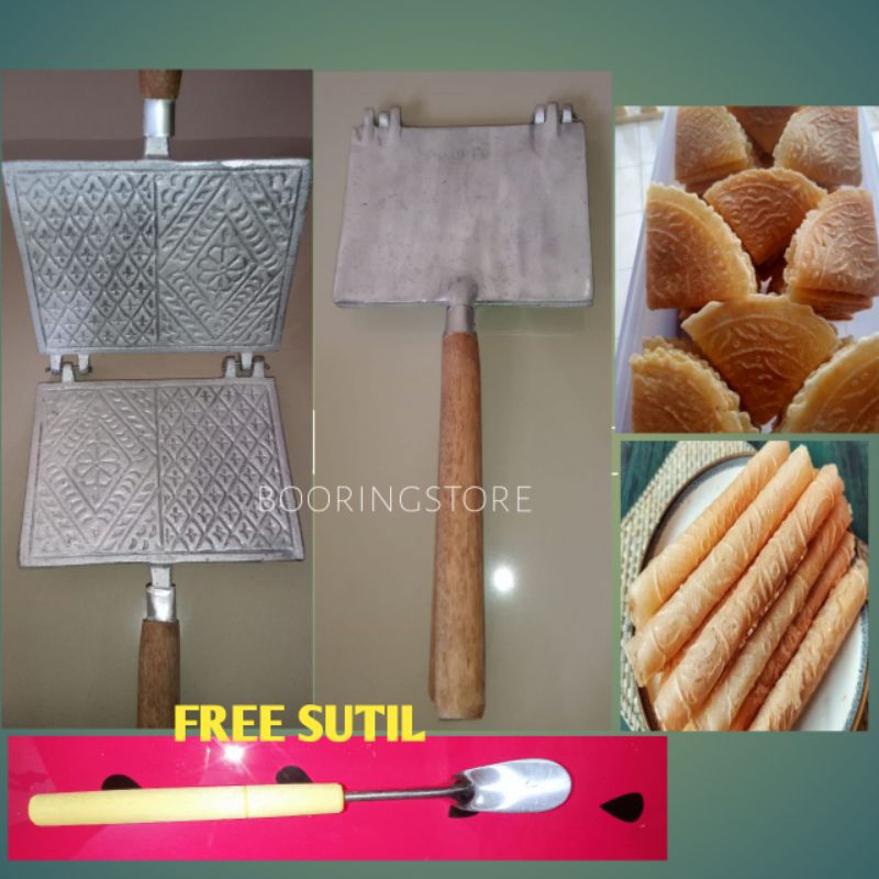 CETAKAN KUE SEMPRONG / JEPIT / EGG ROLL