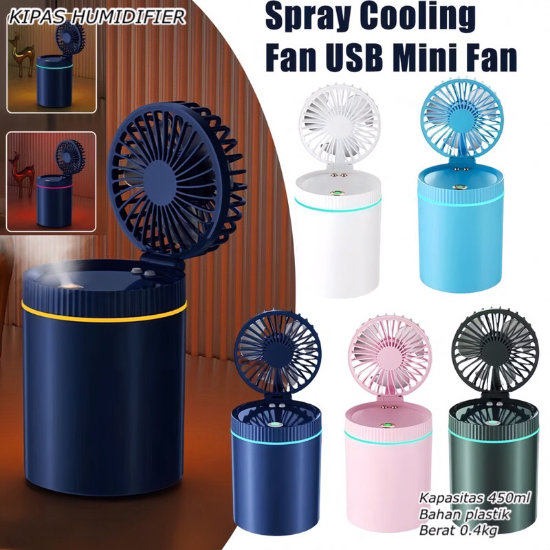 KIPAS HUMIDIFIER || KIPAS ANGIN MINI PORTABLE || TRAVEL MINI AIR COOLER || KIPAS MINI FAN HUMIDIFIER