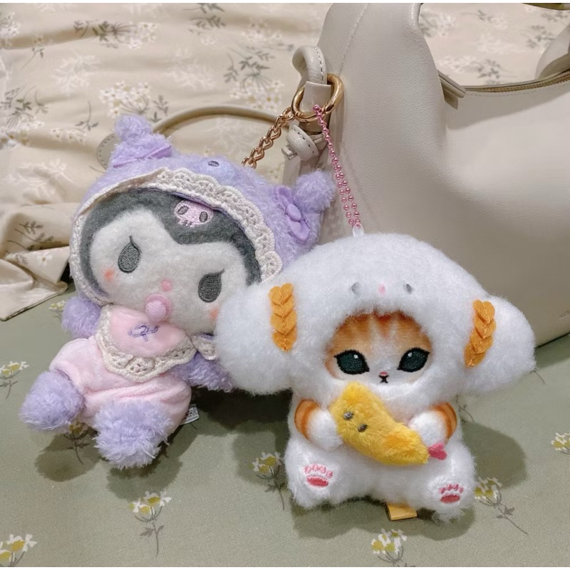 KEYCHAIN PLUSH KUROMI & MOFUSAND CHOGIMYUN