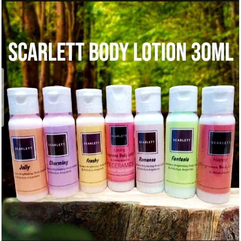 Scarlett Hand Body Lotion UK 30ml varian mini