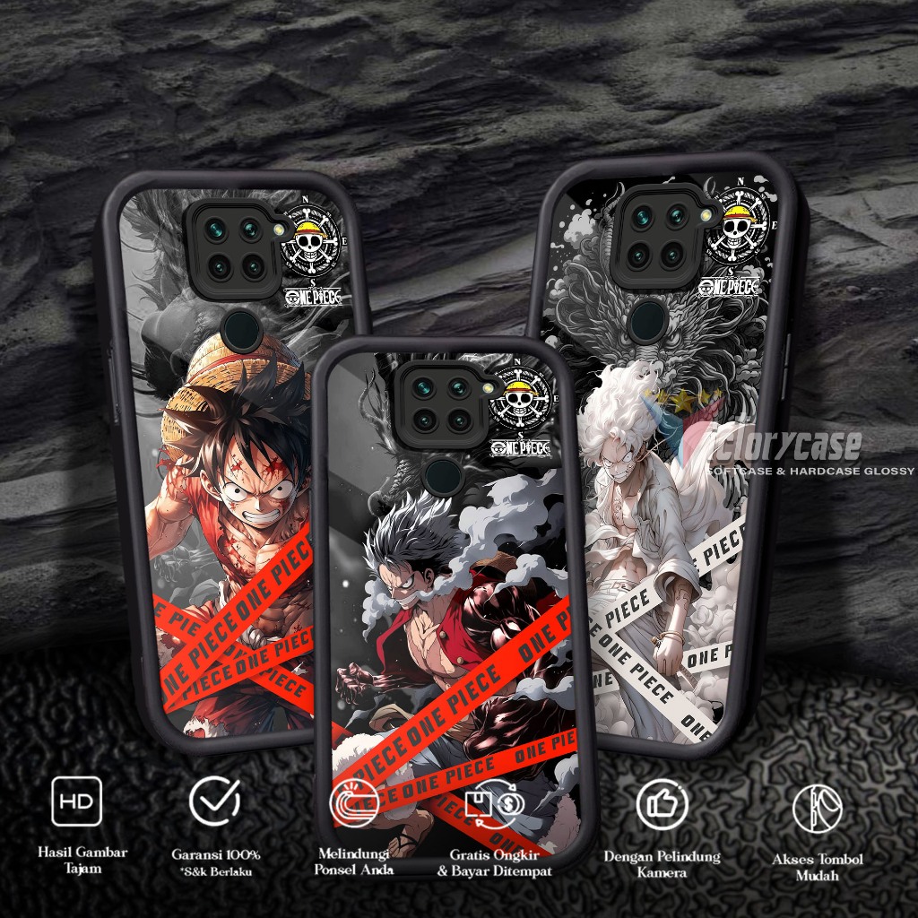Softcase Glass kaca untuk REDMI NOTE 9 NOTE 10X OPMAN Casing Handphone Case Procamera