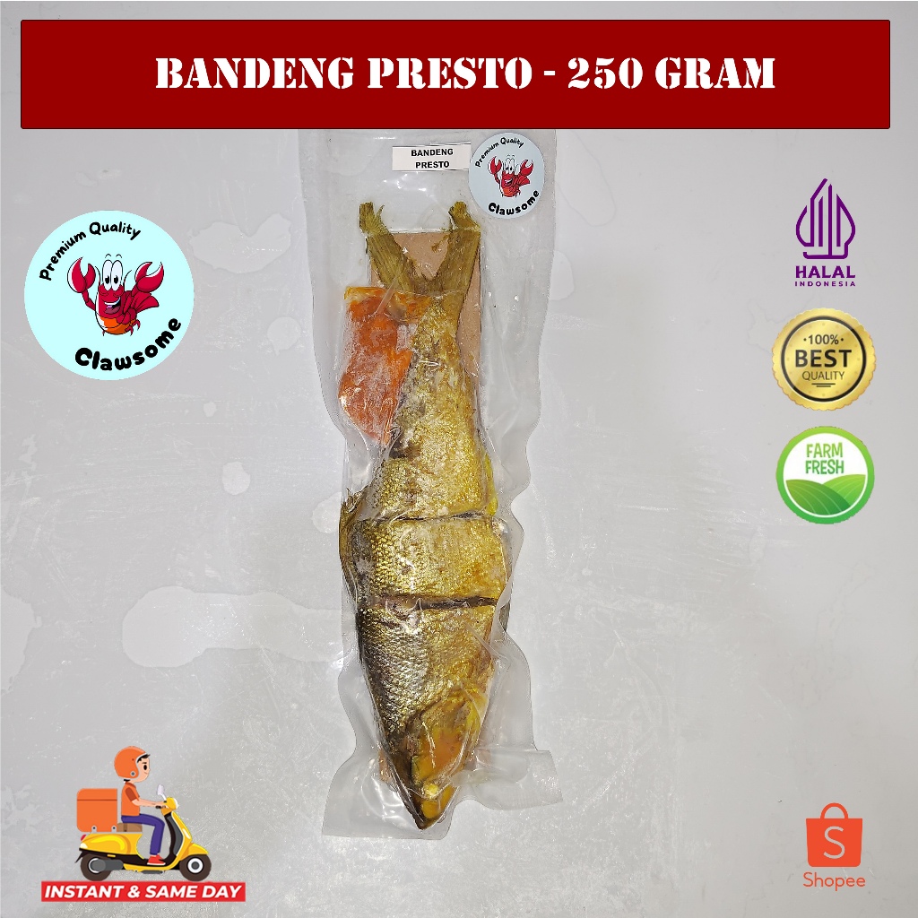 

BANDENG PRESTO BUMBU KUNING DURI LUNAK - 250 GRAM