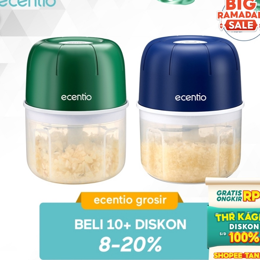 KF7 Kado Ramadan ecentio M Chopper Blender Poble 6 bilah pisau 25ml Bumbu kapsul Alat 34 stainless s