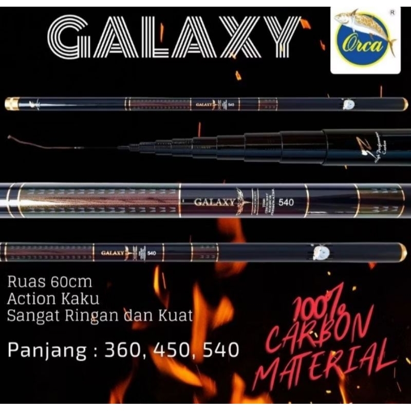 Joran Tegek Orca Galaxy 360 450
