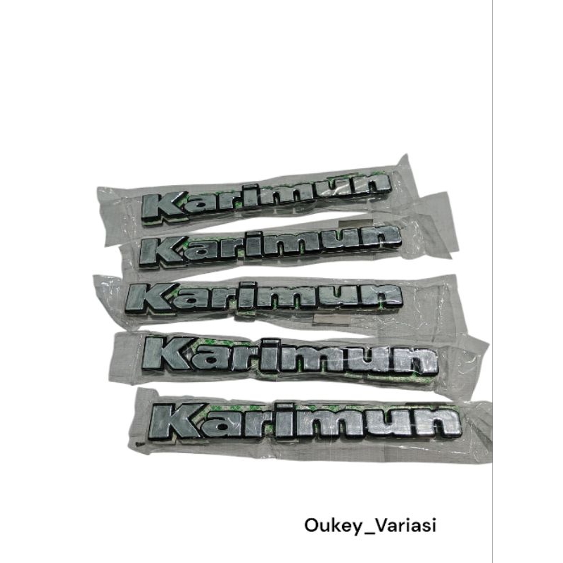 Emblem Karimun Untuk Mobil Karimun Seri Pertama/Karimun Kotak