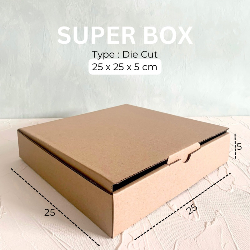 

Die Cut Box - 25x25x5cm / Dus Karton Packaging / Box Packaging