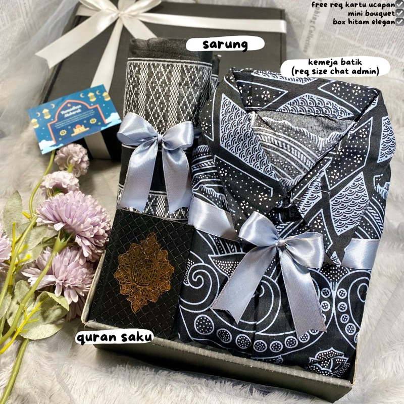 

GIFT BOX ELEGAN PREMIUM HAMPERS BLACK SERIES KADO HADIAH [NEW PACKAGING]