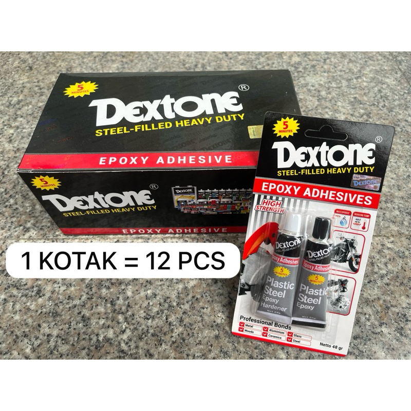 

DEXTONE LEM BESI 5 MENIT (48GR) - 12 PCS