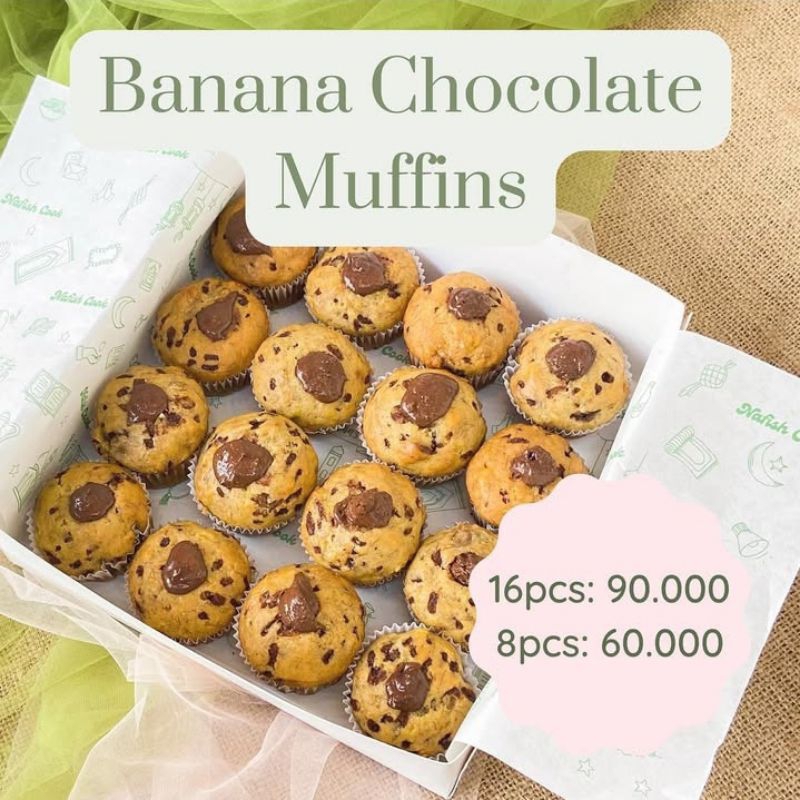 

NAFISHCOOK EID HAMPERS LEBARAN BANAN CHOCO MUFFIN