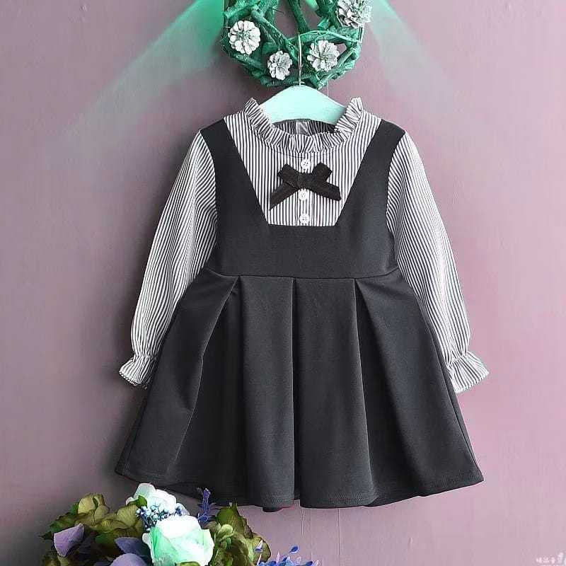 PROMO  READY Pakaian Dress Baju Anak Perempuan MEDELINE Dress Kids Bahan Adem Berkualitas / Pakaian 