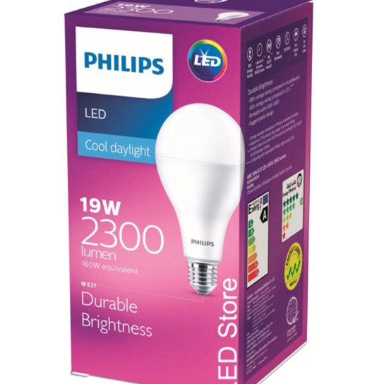 Sale Lampu Bohlam LED 19 Watt 19W 19Watt 19 W Nyala Putih