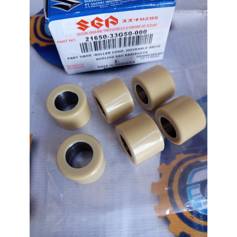 ROLLER SKYWAVE / HAYATE / SPIN / SKYDRIVE ISI 6PCS 15GRAM ORIGINAL SGP 33G50