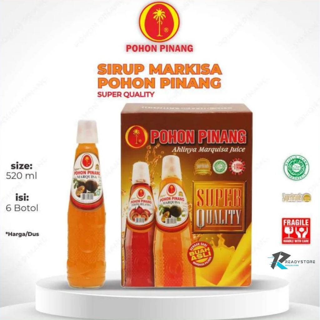 

sirup pohon pinang super sirup asli buah markisa 520
