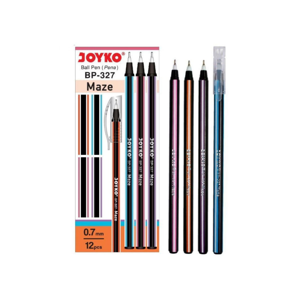 

Alat Tulis Pulpen Joyko Maze 0,7mm Isi 3 Pcs