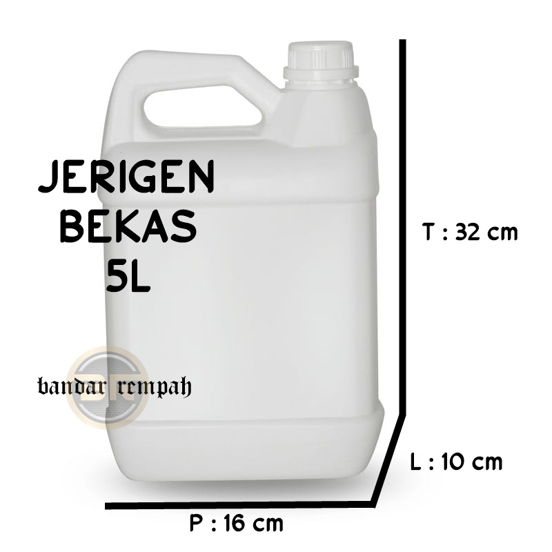 JERIGEN BESAR BEKAS MINYAK 5 L