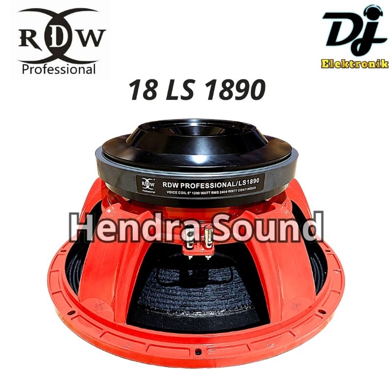 RDW ● 18 LS 1890 / 18 LS1890 - Speaker Komponen (18 inch)