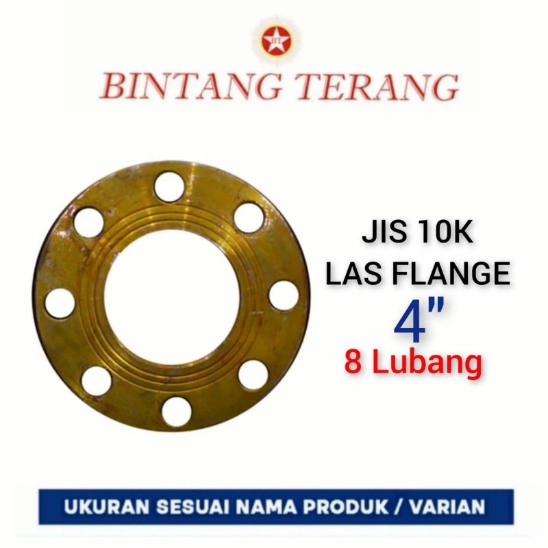 Flange Las Besi JIS 10K 4" inch / Flange Las 4 inch JIS 10K Carbon Steel