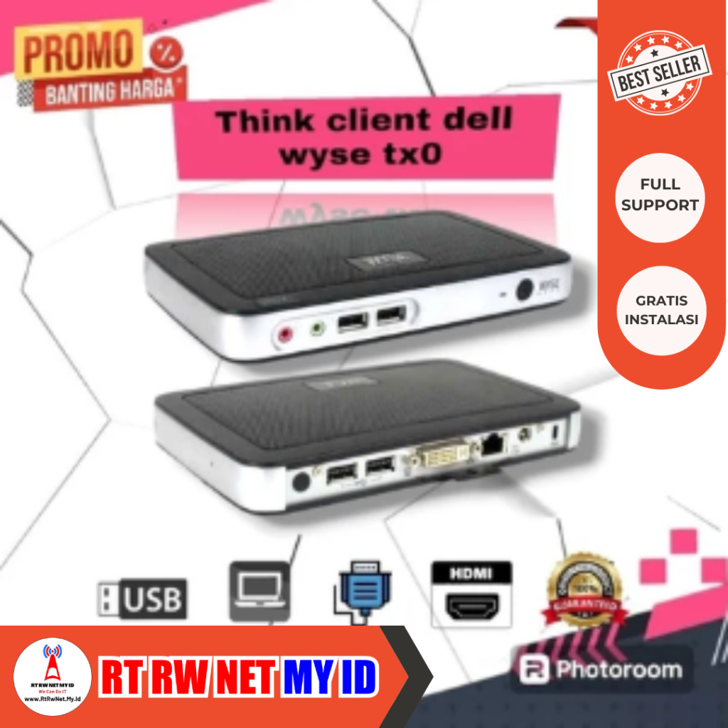 Mini Pc Think Client Dell Wyse TX0 Murah Like New / Pc Bekas Murah Cuci Gudang