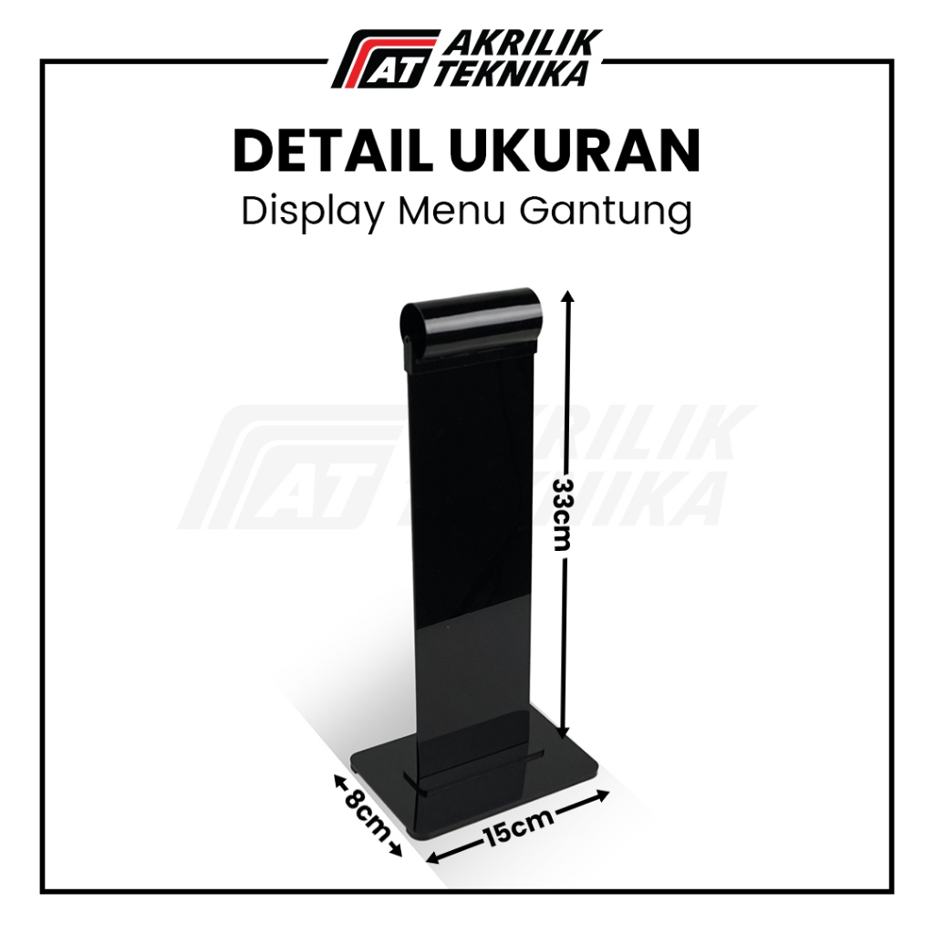 

Display Menu Akrilik Gantungan Resto - A4