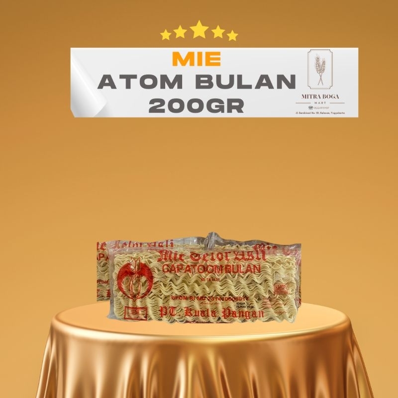 

Mie Telor Cap Atom Bulan 200Gr