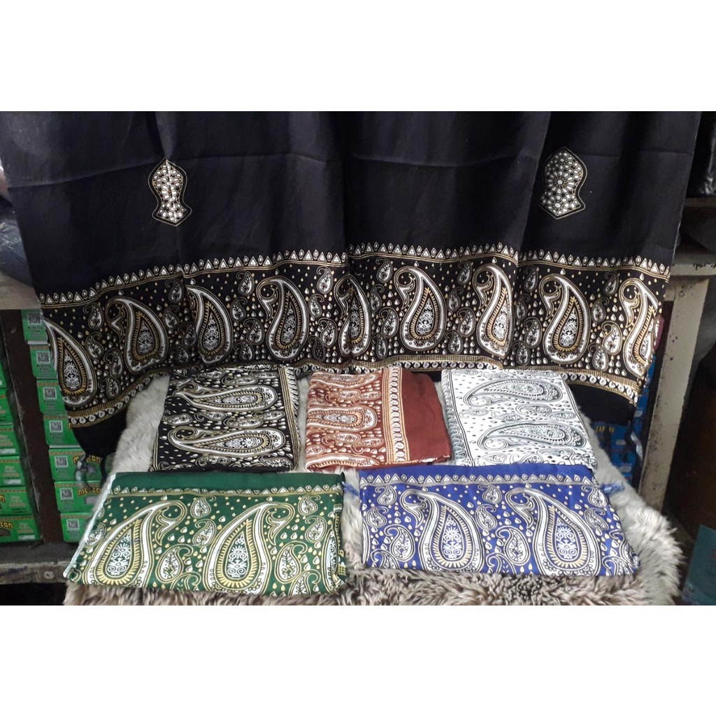 Sorban Rida Solo Terompah Batik Hijau Panjang Premium Ecer