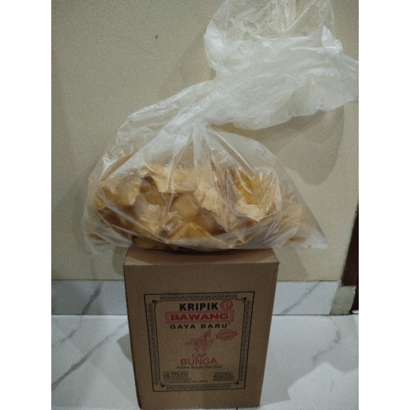 

keripik Bawang Gaya Baru Cap Bunga - Grosir