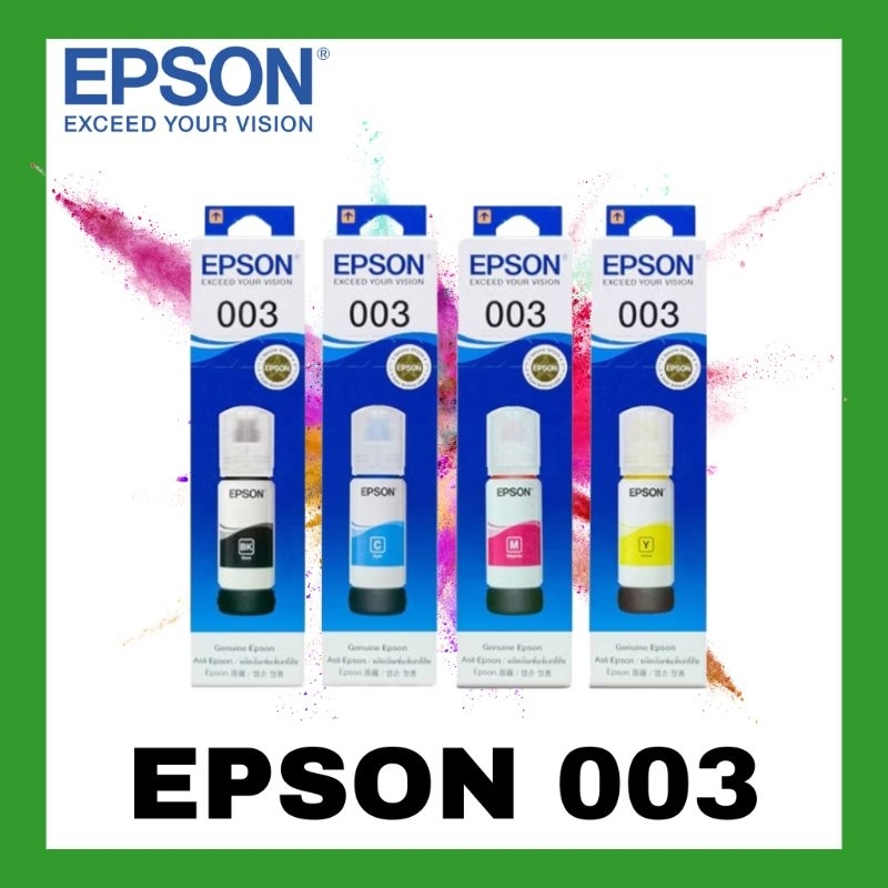 Tinta Printer Epson 003 Original Berkualitas ||  Tinta Epson L1110 L3100 L3101 L3110 L3150 L5190