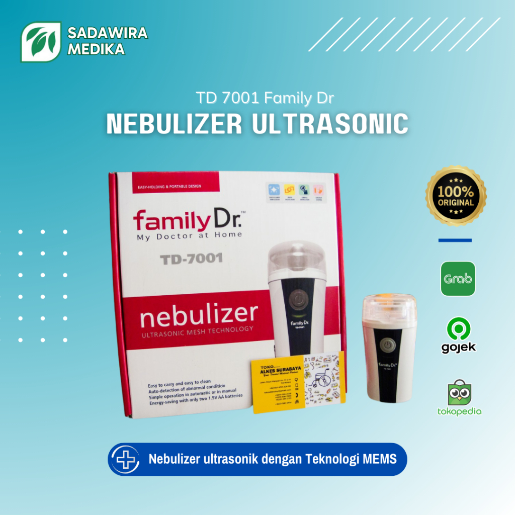 Family Dr Nebulizer Ultrasonic TD-7001/Nebulizer Ultrasonic Portable