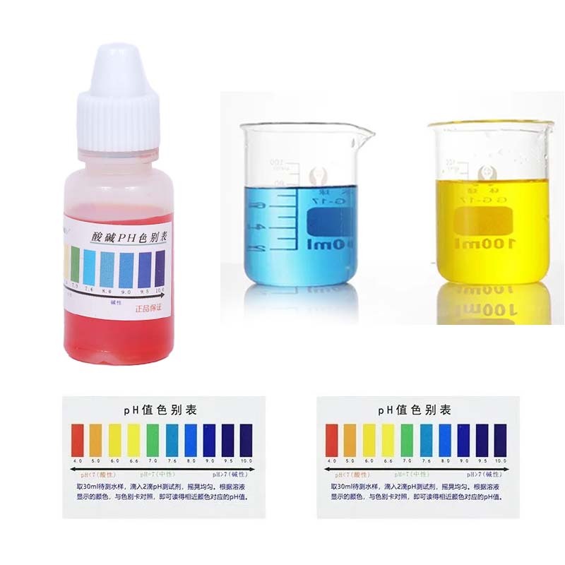 10ml Alat Cek PH Air Cairan PH Tester Cek Asam Basa Pada Air Ph Drop Pengecek PH Air Ph Tester Cair