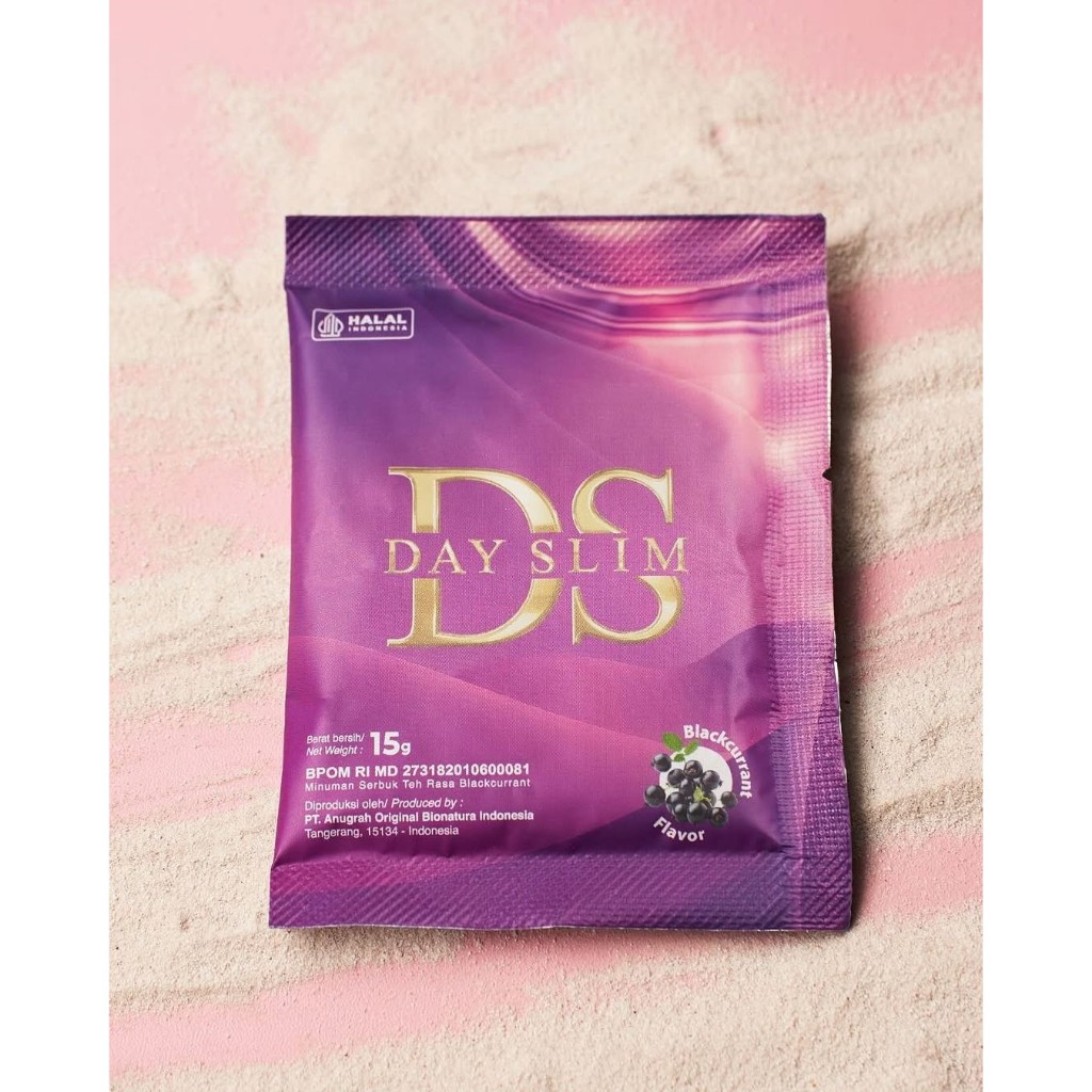 

1 SACHET DAYSLIM FIBER TEA BLACKCURRANT WITH COLLAGEN - DAY SLIM BLACKCURRANT FIBER TEA WITH COLLAGEN - TEH KURUS - TEH LANGSING - TEH DIET - BPOM DAN HALAL 100% ORIGINAL