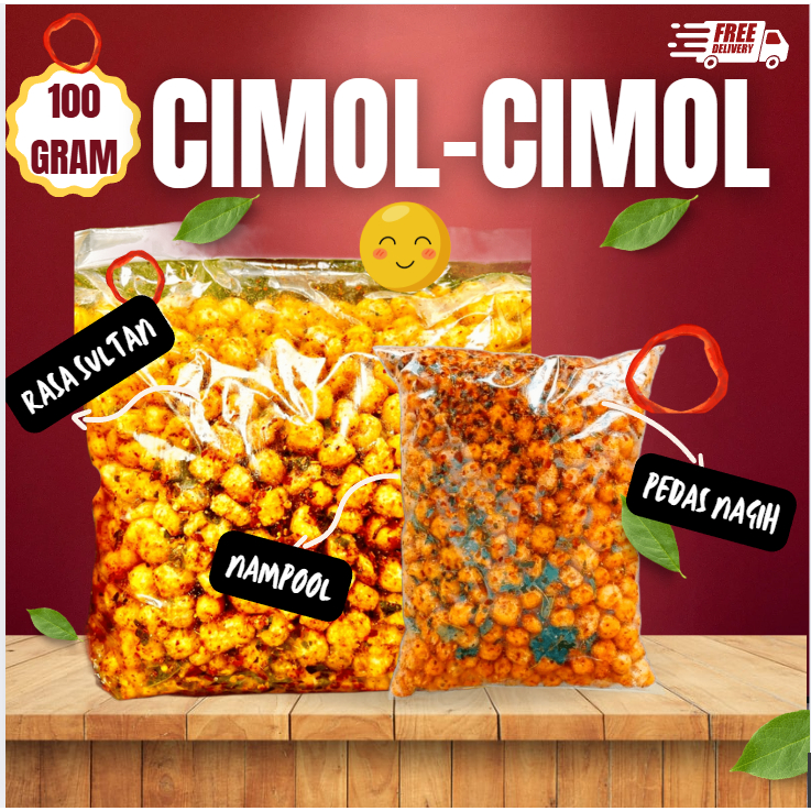 

CIMOL KERING PEDAS NAMPOLL DAUN JERUK 100GR