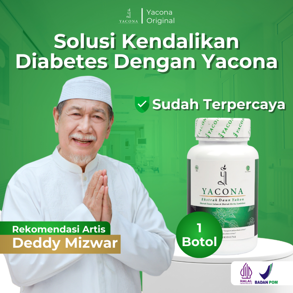 

Yacona Obat Diabetes Manjur Tanpa Efek Samping