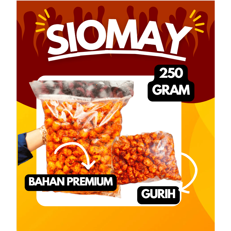 

Siomay mini kering Pedas Daun Jeruk isi 250Gram