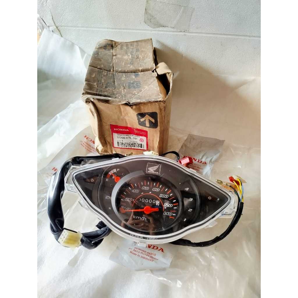 SPEEDOMETER ASSY SPEDOMETER SPIDOMETER SPEEDO SPEDO SPIDO KM KILOMETER HONDA SUPRA FIT NEW ORIGINAL 