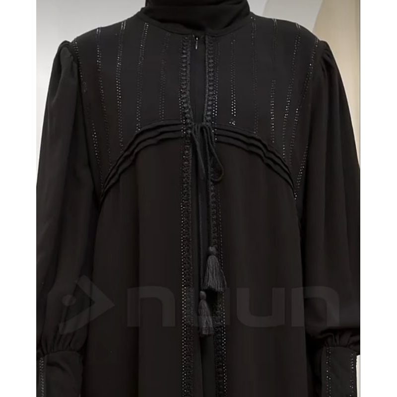 Abaya Mayra Hitam | Gamis Hitam Syari Dewasa