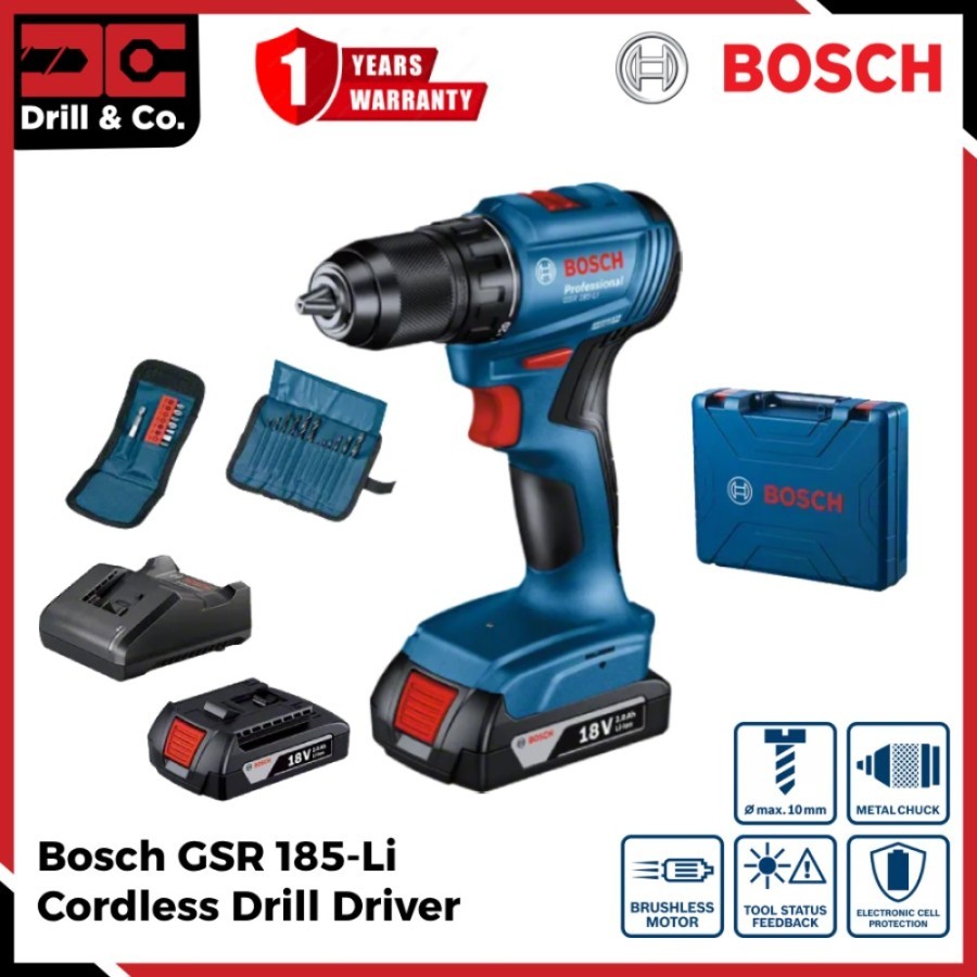 Cordless Drill Bosch GSR185 Li