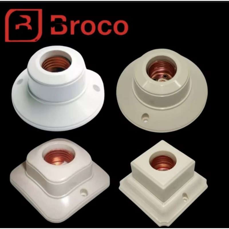 Fitting Plafon Broco || fitting lampu tempat lampu plafon