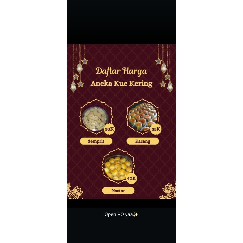 

NASTAR, KUE KACANG, SEMPRIT
