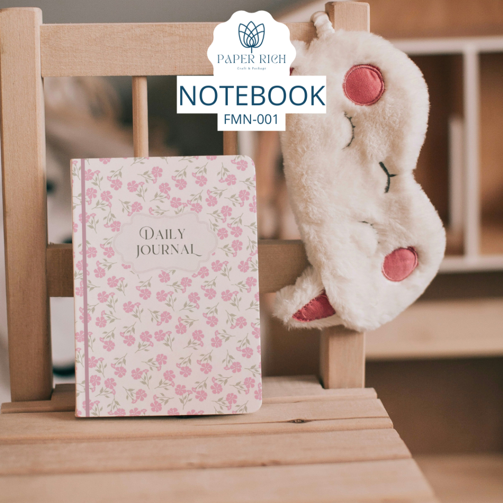 

Notebook FMN A5 / Buku Catatan / Buku Harian Estetik Diary Journal Paper Rich