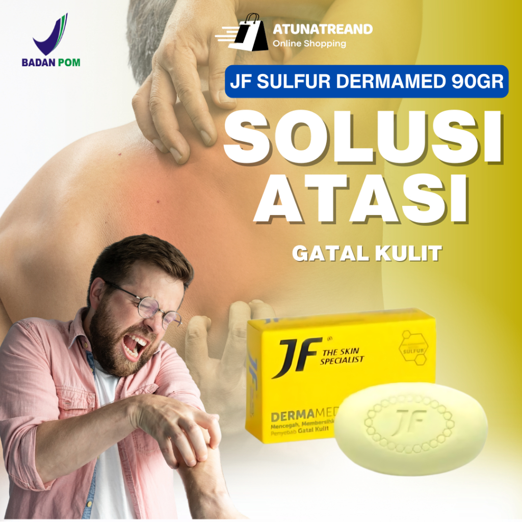 Sabun Mandi JF Sulfur Batangan untuk Gatal dan Panu Sabun Mandi Batangan Murah Promo Terbaru