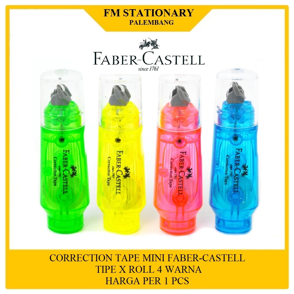 

Tipe X Mini Correction Tape Faber Castell